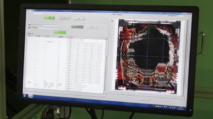 Component mounting and front component image inspection.