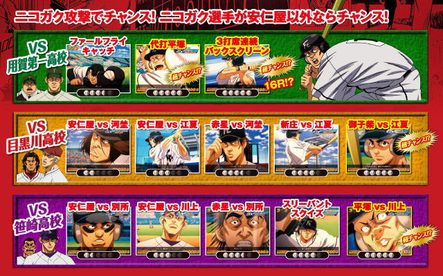 ニコガク攻撃でチャンス！ニコガク選手が安仁屋以外ならチャンス！