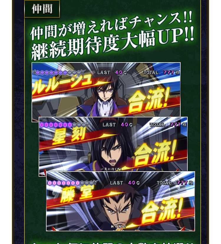 ブラックリベリオンR2｜パチスロ コードギアス 反逆のルルーシュ R2｜Sammy