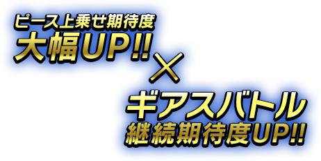 バトルピース上乗せ期待度大幅UP!!?ギアスバトル継続期待度UP!!