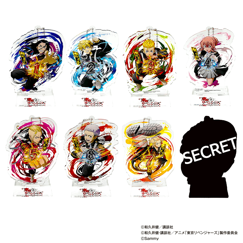 図柄アクリルスタンドキーホルダー_全種