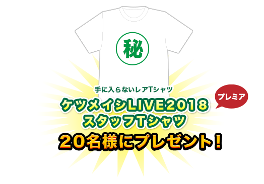 ケツメイシLIVE2018スタッフTシャツ